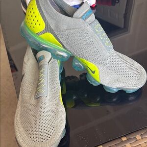 Nike Vapormax FK Moc2 mica green grey - & Volt size 11.5